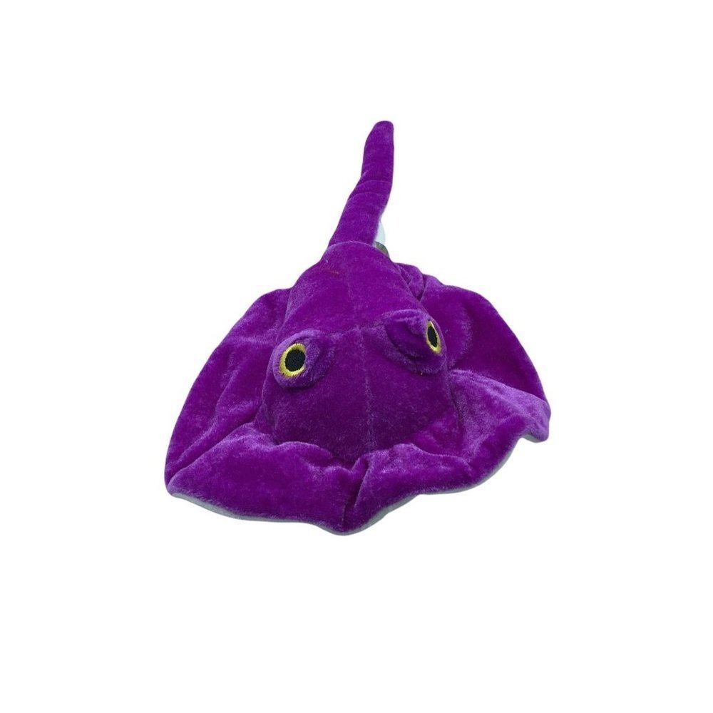 B.J. Toy‎ Co. Stingray Plush 11”x7” 2012 Stuffed Animal Purple Toy